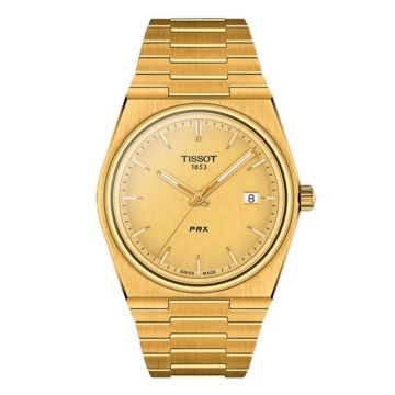 Tissot PRX Quartz Yellow Gold / Champagne