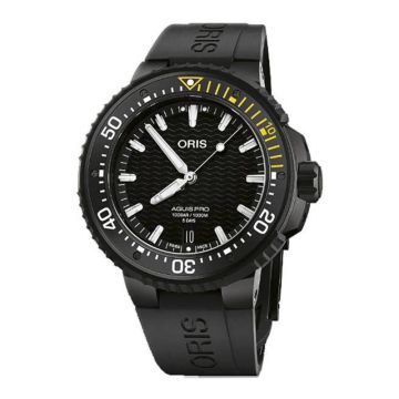Oris AquisPro Date Calibre 400 Titanium - DLC / Black / Rubber