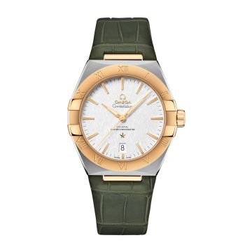 Omega Constellation Master Chronometer 39 Stainless Steel / Yellow Gold / Silver / Alligator