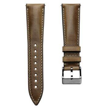 Original Highley Horween Chromoexcel Leather Watch Strap - Natural - 21mm