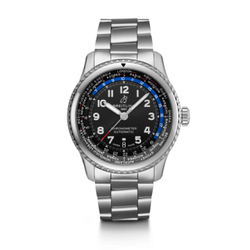 Breitling Navitimer 8 B35 Automatic Unitime 43 Stainless Steel / Black / Bracelet