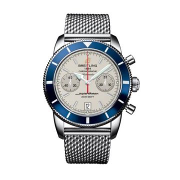 Breitling Superocean Heritage 44 Chronograph Stainless Steel / Blue / Silver / Milanese