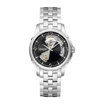Hamilton Jazzmaster Open Heart 40 Stainless Steel / Black / Bracelet