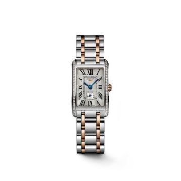 Longines DolceVita 20.8 Quartz Stainless Steel - Pink Gold / Silver - Roman / Roman