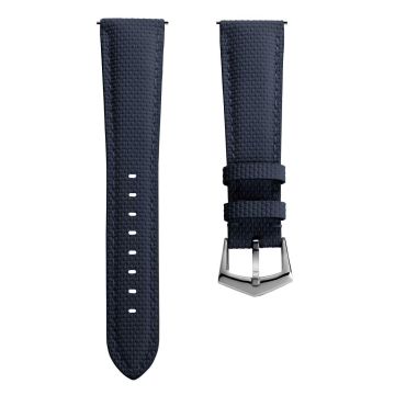 Waypoint Rubber Watch Strap - Midnight Blue - 19mm