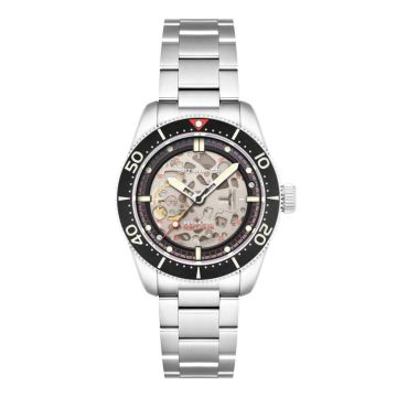 Spinnaker Croft 42 Skeleton Automatic Black Ceramic