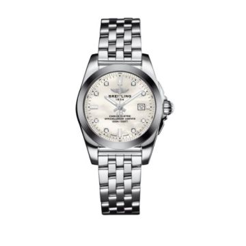 Breitling Galactic 29 Stainless Steel / Pearl Diamond / Bracelet