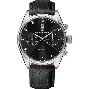Claude Bernard Proud Heritage Automatic Chronograph Black