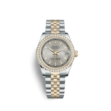 Rolex Datejust 31 Rolesor Yellow Diamond / Jubilee / Silver