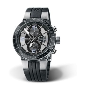 Oris WilliamsF1 Team Chronograph 45 Stainless Steel / Silver / Rubber