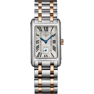 Longines DolceVita 23 Quartz Stainless Steel - Pink Gold Gold / Silver - Roman / Bracelet