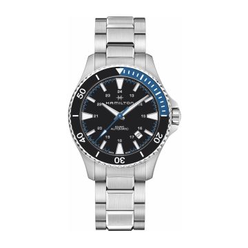 Hamilton Khaki Navy Scuba Auto Stainless Steel / Black / Bracelet