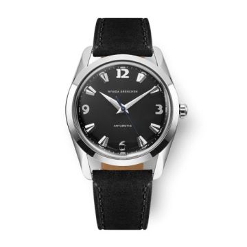 Nivada Grenchen Antarctic 35 Black - White Luminova / Stainless Steel / Black