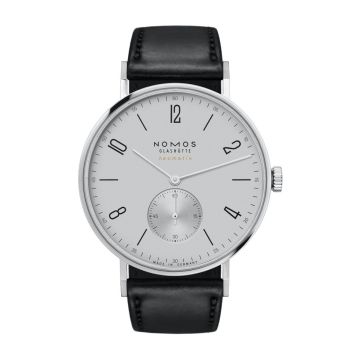 Nomos Glashütte Tangente Neomatik 39 Platinum Gray / Open