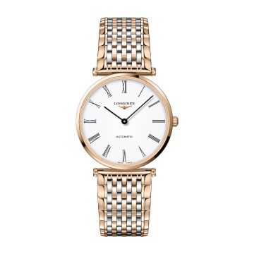 Longines La Grande Classique Automatic 38 PVD  Red Gold / White - Roman / Bracelet