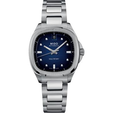 Mido Multifort TV 35 Stainless Steel / Blue / Bracelet