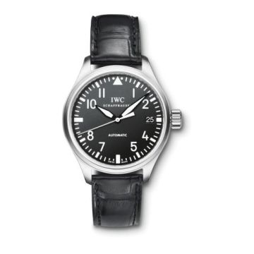 IWC Schaffhausen Pilot's Watch Midsize / Black Alligator