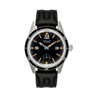 Prim Orlík 38 Small Seconds Stainless Steel / Black / Rubber