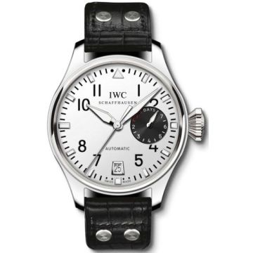 IWC Schaffhausen Big Pilot Platinum / Silver / Tourneau
