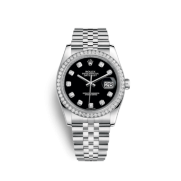 Rolex Datejust 36 Stainless Steel Diamond / Jubilee / Black Diamond