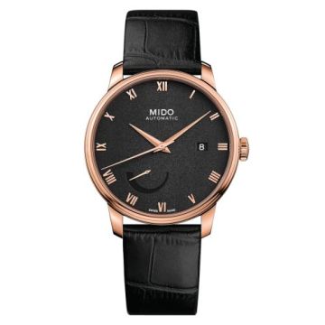 Mido Baroncelli Power Reserve Rose Gold / Black