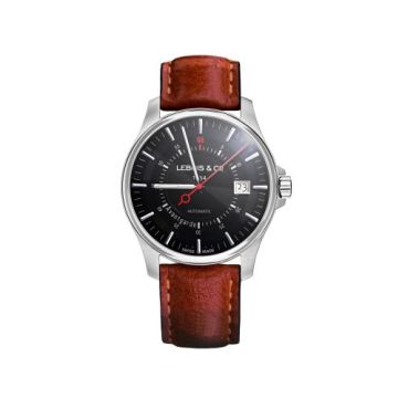 Lebois & Co Avantgarde Date – Re-launch Edition Stainless Steel / Black / Buffalo