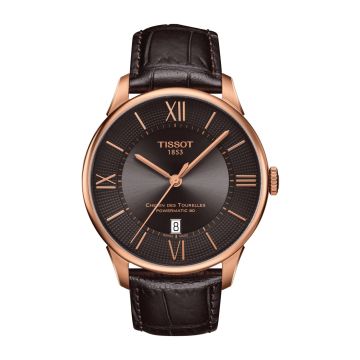Tissot Chemin Des Tourelles Powermatic 80 42 Rose Gold / Grey