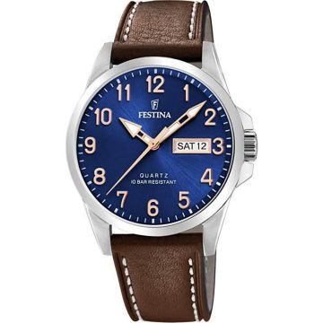 Festina Classics Bleu Marron