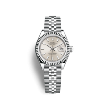 Rolex Lady-Datejust 28 Stainless Steel Fluted / Silver / Jubilee
