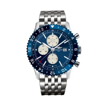 Breitling Chronoliner Stainless Steel / Blue / Bracelet