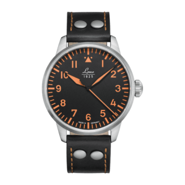 Laco Pilot Watch Basic Neapel Stainless Steel / Black