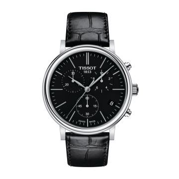 Tissot Carson Premium Chronograph Quartz 41 Stainless Steel / Black / Bracelet