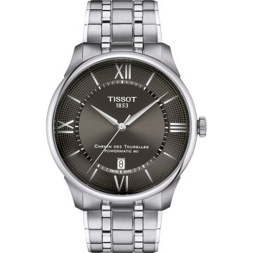 Tissot Chemin Des Tourelles Powermatic 80 42 Stainless Steel / Silver / Bracelet