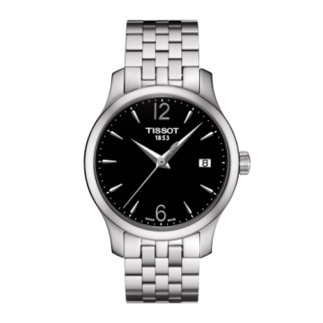 Tissot Tradition Lady Stainless Steel / Black / Bracelet