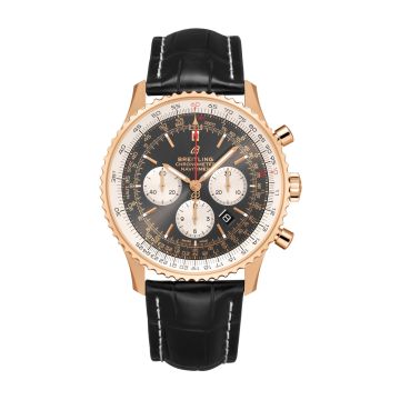 Breitling Navitimer 1 B01 Chronograph 46 Red Gold / Anthracite / Croco / Pin