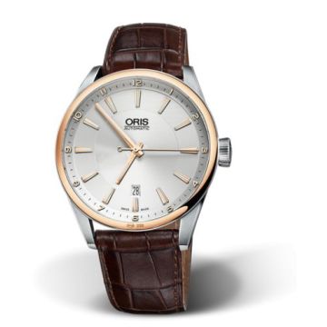 Oris Artix Date 42 Stainless Steel - Rose Gold / Silver