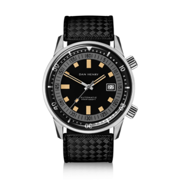 Dan Henry 1970 Automatic Diver 40 Black-Grey / Stainless Steel
