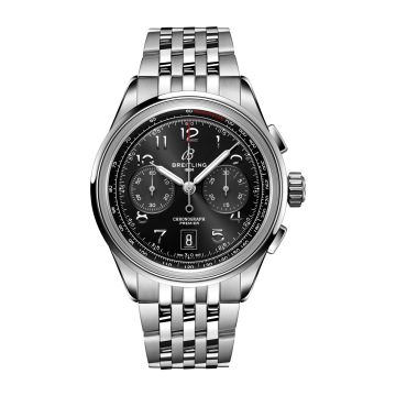 Breitling Premier B01 Chronograph 42 Stainless Steel / Black / Bracelet