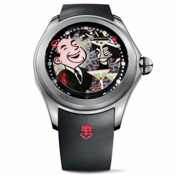 Corum Big Bubble Magical 52 Titanium / Nelson de la Nuez / Rubber