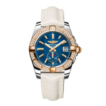 Breitling Galactic 36 Automatic Stainless Steel / Rose Gold / Diamond / Gun Blue / Sahara