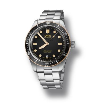 Oris Divers Sixty-Five 40 Stainless Steel / Bronze / Black / Bracelet