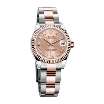 Rolex Datejust 31 Stainless Steel/ Rose Gold / Fluted / Rose - Roman / Oyster