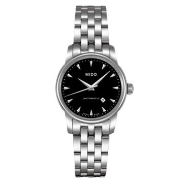 Mido Baroncelli Tradition Lady Stainless Steel / Black / Bracelet