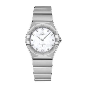 Omega Constellation Manhattan 28 Quartz Stainless Steel / MOP