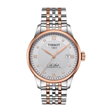 Tissot Le Locle 39 COSC Stainless Steel - Rose Gold / Silver / Bracelet