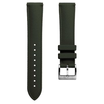 Breakwater FKM Rubber Strap - Green - 23mm