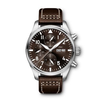 IWC Schaffhausen Pilot's Watch Chronograph Stainless Steel / Antoine de Saint Exupéry