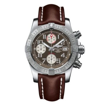 Breitling Avenger II Stainless Steel / Tungsten Gray / Calf / Pin