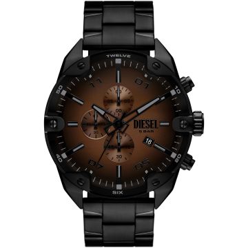 Diesel Spiked Chronograph Black / Brown