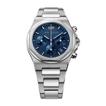 Girard-Perregaux Laureato 38 Chronograph Stainless Steel / Blue / Bracelet
